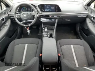 2023 Hyundai Sonata Hybrid Blue with VIN KMHL24JJ1PA067230, listed as a Copart auction lot 54816005 with 23,925 mi miles and Salvage Title. Bid and sale history available at carsss.com. Image 8.
