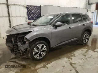 2022 Nissan Rogue SV with VIN 5N1BT3BB0NC670536, listed as a Copart auction lot 47064565 with 74,027 mi miles and Salvage Title. Bid and sale history available at carsss.com. Image 1.