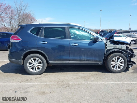 2016 Nissan Rogue S with VIN KNMAT2MV5GP634869, listed as a IAAI auction lot 41881414 with 77,197 mi miles. Bid and sale history available at carsss.com. Image 13.