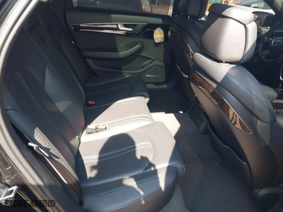 2017 Audi A8 L with VIN WAU44AFDXHN004395, listed as a IAAI auction lot 41705688 with 63,282 mi miles. Bid and sale history available at carsss.com. Image 8.