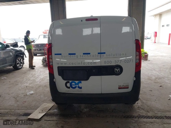 2017 Ram ProMaster City Cargo Van Tradesman with VIN ZFBERFAB0H6E84653, listed as a IAAI auction lot 41903033 with 170,097 mi miles. Bid and sale history available at carsss.com. Image 16.