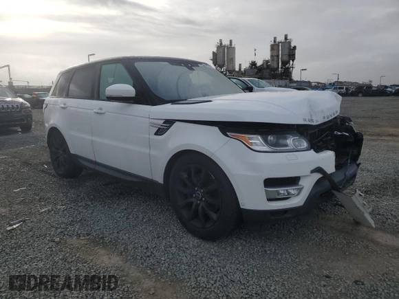 2017 Land Rover Range Rover Sport HSE with VIN SALWR2FVXHA682558, listed as a Copart auction lot 48928275 with 169,009 mi miles and Salvage title. Bid and sale history available at DreamBid. Image 4.