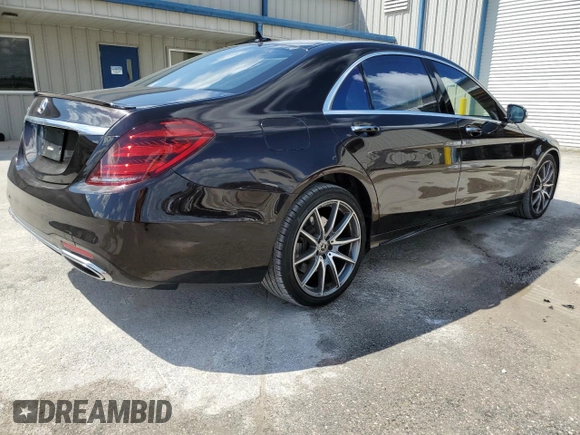 2020 Mercedes-Benz S-Class S 450 with VIN WDDUG6GB4LA504272, listed as a Copart auction lot 72475984 with 26,501 mi miles and Salvage Title. Bid and sale history available at carsss.com. Image 3.