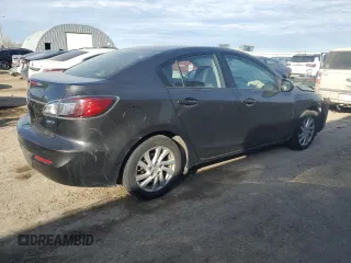2012 Mazda 3 i Grand Touring with VIN JM1BL1W70C1696545, listed as a Copart auction lot 46507375 with 130,480 mi miles and Salvage Title. Bid and sale history available at carsss.com. Image 3.