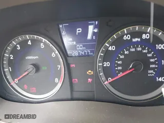 2013 Hyundai Accent GLS with VIN KMHCT4AE9DU584060, listed as a IAAI auction lot 41776202 with 287,477 mi miles. Bid and sale history available at carsss.com. Image 7.