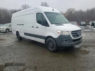 2023 Mercedes-Benz Sprinter Cargo Cargo with VIN W1Y4NDHY1PT138980, listed as a Copart auction lot 42630085 with 18,119 mi miles and Salvage Title. Bid and sale history available at DreamBid. Image 11.