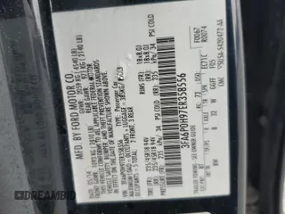 2014 Ford Fusion SE with VIN 3FA6P0H97ER358556, listed as a Copart auction lot 46157485 with 188,158 mi miles and Salvage Title. Bid and sale history available at carsss.com. Image 14.