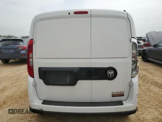 2022 Ram ProMaster City Cargo Tradesman with VIN ZFBHRFAB4N6Y48546, listed as a Copart auction lot 50493215 with 21,531 mi miles and Salvage title. Bid and sale history available at DreamBid. Image 6.