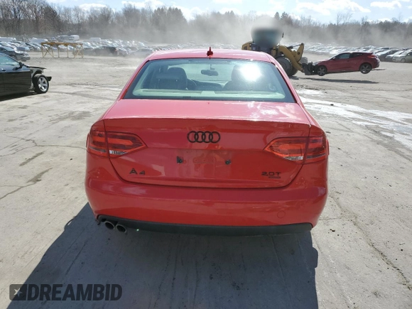 2009 Audi A4 2.0T Prem Plus with VIN WAUSF78K59A090112, listed as a Copart auction lot 50699195 with 0 mi miles and Clean Title. Bid and sale history available at carsss.com. Image 6.