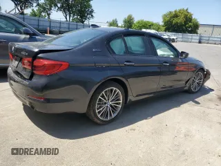 2018 BMW 5 Series 530e with VIN WBAJA9C53JB034157, listed as a Copart auction lot 54392415 with Not provided miles and Salvage title. Bid and sale history available at DreamBid. Image 3.