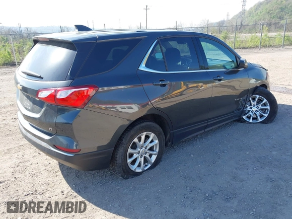 2019 Chevrolet Equinox LT with VIN 2GNAXKEV4K6142160, listed as a IAAI auction lot 42073413 with 81,724 mi miles and . Bid and sale history available at carsss.com. Image 4.