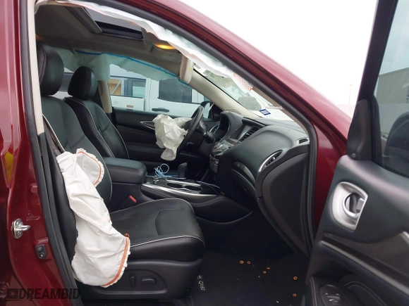 2019 Infiniti QX60 PURE with VIN 5N1DL0MM7KC558351, listed as a IAAI auction lot 41685778 with 100,949 mi miles. Bid and sale history available at carsss.com. Image 5.