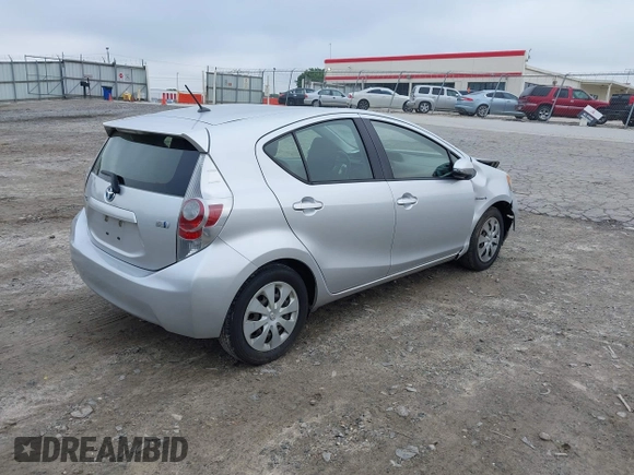 2014 Toyota Prius One with VIN JTDKDTB34E1562443, listed as a IAAI auction lot 42110012 with 144,120 mi miles and . Bid and sale history available at DreamBid. Image 4.