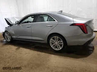 2023 Cadillac CT4 Premium Luxury with VIN 1G6DB5RK6P0147885, listed as a Copart auction lot 75670264 with 0 mi miles and Salvage Title. Bid and sale history available at carsss.com. Image 2.