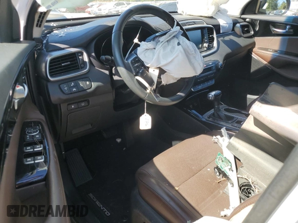 2019 Kia Sorento SX Limited with VIN 5XYPKDA57KG510157, listed as a Copart auction lot 75607024 with Not Provided miles and Salvage Title. Bid and sale history available at DreamBid. Image 8.