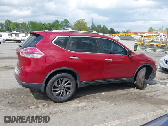 2016 Nissan Rogue SL with VIN 5N1AT2MT2GC780485, listed as a IAAI auction lot 41954455 with 110,804 mi miles. Bid and sale history available at carsss.com. Image 14.