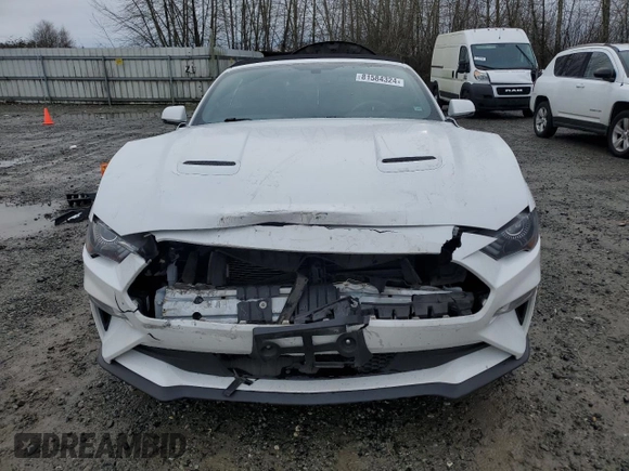2018 Ford Mustang GT Premium с VIN 1FATP8FF0J5155595, выставлен на аукционе Copart как лот 81584324 с пробегом 63 535 миль миль и Списание • Salvage title. История ставок и продаж доступна на DreamBid. Изображение 5.