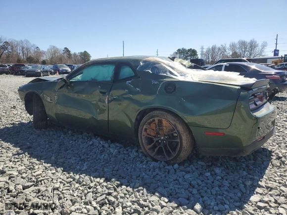 2021 Dodge Challenger R/T Scat Pack Widebody with VIN 2C3CDZFJ8MH526811, listed as a Copart auction lot 50195305 with 34,149 mi miles and Salvage Title. Bid and sale history available at carsss.com. Image 2.