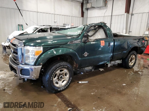 2011 Ford Super Duty F-250 SRW XL with VIN 1FTBF2BT8BEA34672, listed as a Copart auction lot 45495435 with 233,789 mi miles and Non Repairable. Bid and sale history available at carsss.com. Image 1.