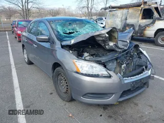 2015 Nissan Sentra S with VIN 3N1AB7AP5FY333346, listed as a IAAI auction lot 41741463 with 130,150 mi miles. Bid and sale history available at carsss.com. Image 1.