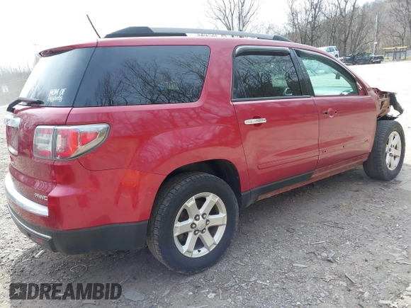 2014 GMC Acadia SLE with VIN 1GKKVPKD8EJ268223, listed as a IAAI auction lot 41827904 with 206,859 mi miles and . Bid and sale history available at carsss.com. Image 4.