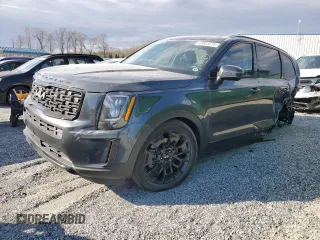 2022 Kia Telluride EX with VIN 5XYP3DHC3NG297116, listed as a Copart auction lot 55829925 with 39,642 mi miles and Salvage Title. Bid and sale history available at carsss.com. Image 1.