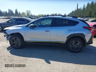 2024 Subaru Crosstrek Sport with VIN 4S4GUHF68R3840421, listed as a IAAI auction lot 42033409 with 3,413 mi miles. Bid and sale history available at carsss.com. Image 15.