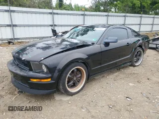 2008 Ford Mustang GT Deluxe with VIN 1ZVHT82H185162081, listed as a Copart auction lot 55909885 with 124,715 mi miles and Salvage title. Bid and sale history available at DreamBid. Image 1.