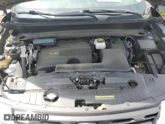 2017 Nissan Pathfinder SL with VIN 5N1DR2MM9HC652248, listed as a Copart auction lot 60658735 with 114,559 mi miles and Salvage title. Bid and sale history available at DreamBid. Image 12.