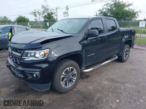 2021 Chevrolet Colorado 4WD Z71 with VIN 1GCGTDEN5M1190797, listed as a IAAI auction lot 42473079 with 77,290 mi miles and . Bid and sale history available at DreamBid. Image 17.