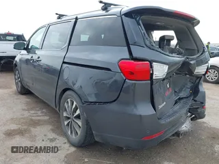 2015 Kia Sedona EX with VIN KNDMC5C10F6081596, listed as a IAAI auction lot 41508912 with 120,845 mi miles. Bid and sale history available at carsss.com. Image 3.