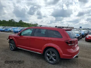 2015 Dodge Journey Crossroad with VIN 3C4PDDGG3FT740635, listed as a Copart auction lot 57762665 with 140,075 mi miles and Salvage title. Bid and sale history available at DreamBid. Image 2.