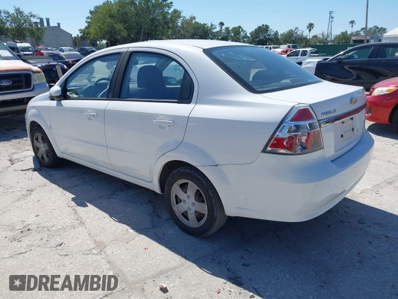 2009 Chevrolet Aveo 1LT with VIN KL1TD56E89B610707, listed as a IAAI auction lot 42058828 with 42,776 mi miles and . Bid and sale history available at DreamBid. Image 3.