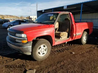 1999 Chevrolet Silverado 1500 LS with VIN 1GCEK14T3XZ135845, listed as a Copart auction lot 85611894 with 0 mi miles and Salvage Title. Bid and sale history available at carsss.com. Image 1.