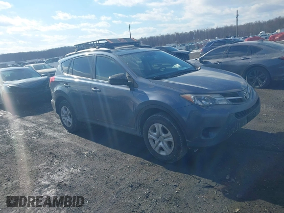 2014 Toyota RAV4 LE with VIN JTMBFREV1ED058764, listed as a IAAI auction lot 41420037 with 138,347 mi miles and . Bid and sale history available at DreamBid. Image 1.