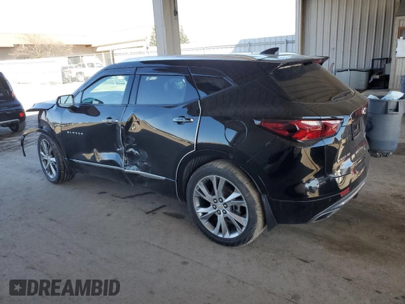 2020 Chevrolet Blazer Premier with VIN 3GNKBLRS8LS580997, listed as a Copart auction lot 47553255 with 46,373 mi miles and Salvage title. Bid and sale history available at DreamBid. Image 2.