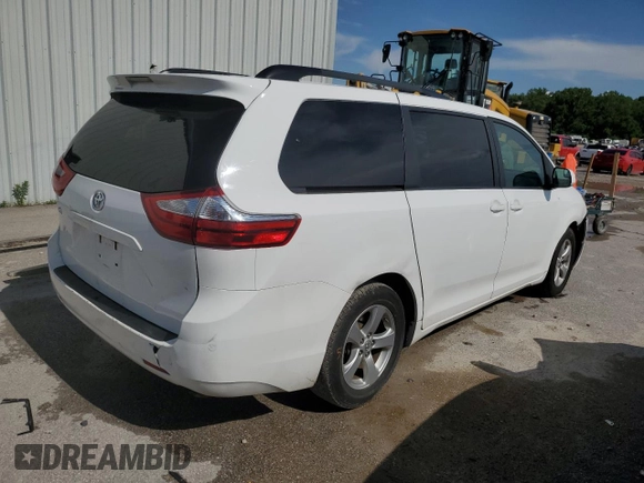 2017 Toyota Sienna LE Auto Access Seat with VIN 5TDKZ3DC2HS839208, listed as a Copart auction lot 61389765 with 122,995 mi miles and Salvage title. Bid and sale history available at DreamBid. Image 3.