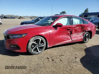 2020 Honda Accord Sport with VIN 1HGCV1F36LA801893, listed as a Copart auction lot 53998055 with 129,660 mi miles and Non repairable. Bid and sale history available at DreamBid. Image 1.