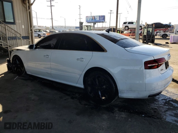 2016 Audi A8 L 4.0T Sport with VIN WAU43AFD9GN012148, listed as a Copart auction lot 86842964 with Not Provided miles and Salvage Title. Bid and sale history available at carsss.com. Image 2.