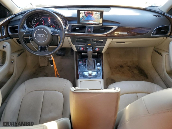 2017 Audi A6 Premium Plus with VIN WAUF2AFC0HN025228, listed as a Copart auction lot 85025214 with 100,695 mi miles and Salvage Title. Bid and sale history available at carsss.com. Image 8.
