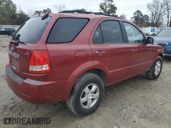 2006 Kia Sorento LX with VIN KNDJD733765583752, listed as a Copart auction lot 48997935 with 176,846 mi miles and Clean Title. Bid and sale history available at DreamBid. Image 3.