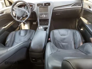 2019 Ford Fusion Titanium with VIN 3FA6P0RU0KR187602, listed as a Copart auction lot 52752425 with 153,716 mi miles and Salvage title. Bid and sale history available at DreamBid. Image 8.