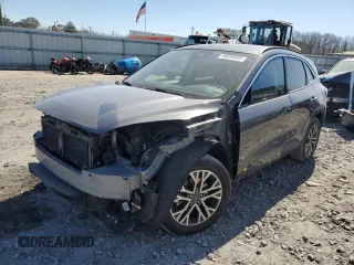2021 Ford Escape SEL with VIN 1FMCU9H6XMUA64880, listed as a Copart auction lot 46336035 with 76,786 mi miles and Salvage Title. Bid and sale history available at carsss.com. Image 1.