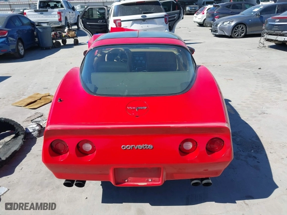 1981 Chevrolet Corvette with VIN 1G1AY8768B5105437, listed as a IAAI auction lot 41842131 with 41,275 mi miles. Bid and sale history available at carsss.com. Image 16.