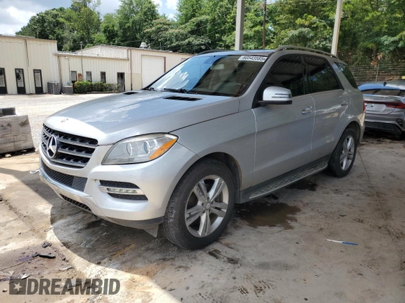 2013 Mercedes-Benz M 350 with VIN 4JGDA5JB8DA240906, listed as a Copart auction lot 60543585 with 156,780 mi miles and Clean title. Bid and sale history available at DreamBid. Image 1.