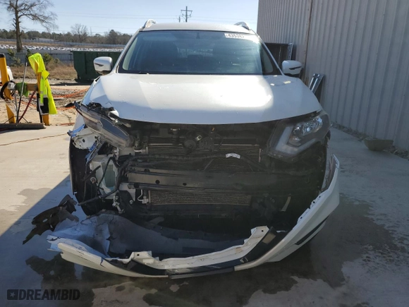 2017 Nissan Rogue S with VIN KNMAT2MT0HP515790, listed as a Copart auction lot 43538255 with 66,841 mi miles and Salvage Title. Bid and sale history available at carsss.com. Image 5.