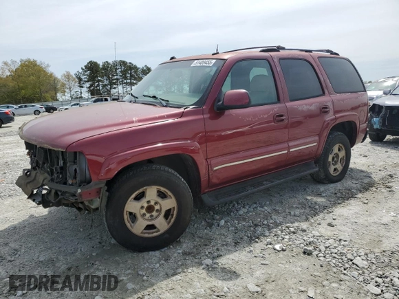 2004 Chevrolet Tahoe LT with VIN 1GNEC13Z04J182593, listed as a Copart auction lot 51489455 with 305,310 mi miles and Salvage title. Bid and sale history available at DreamBid. Image 1.