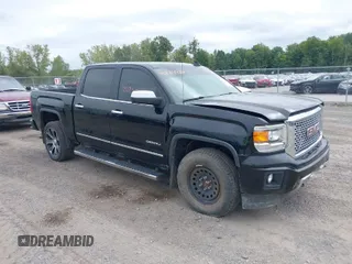 2015 GMC Sierra 1500 Denali with VIN 3GTU2WEJ5FG467760, listed as a IAAI auction lot 40224420 with 182,850 mi miles. Bid and sale history available at carsss.com. Image 1.