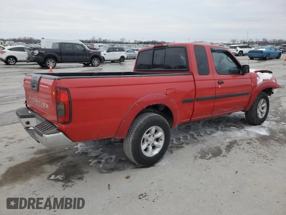 2002 Nissan Frontier XE with VIN 1N6DD26S72C302779, listed as a Copart auction lot 45683275 with 217,668 mi miles and Salvage title. Bid and sale history available at DreamBid. Image 3.
