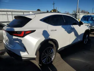 2023 Lexus NX with VIN JTJHGCEZ7P2009295, listed as a Copart auction lot 86192824 with 6,147 mi miles and Salvage Title. Bid and sale history available at carsss.com. Image 3.